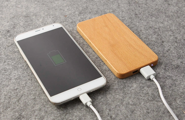 Wooden Power Bank 4000mAh-5000mAh-6000mAh-8000mAh External Battery Mobile Charger Bamboo Power Bank