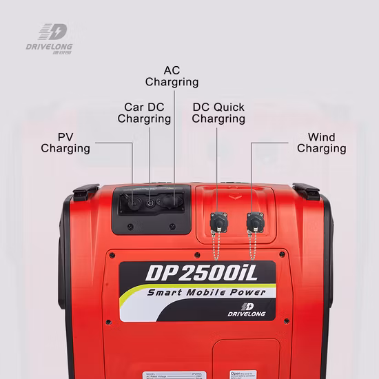 CE RoHS가 적용된 LiFePO4 배터리가 장착된 1000W 2000W 3000W 휴대용 태양풍 태양열 발전기/발전소